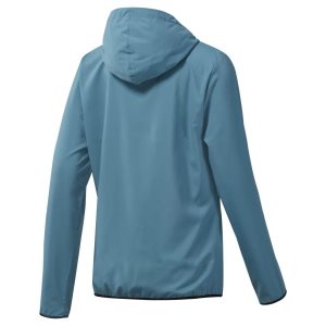 Reebok Full Zip Kapuzenpullover Damen - Türkis - DE 410-KPS